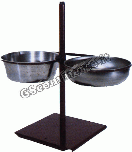 0000389 - PORTACIOTOLE A BASE INOX D.20 PZ.1 ** 