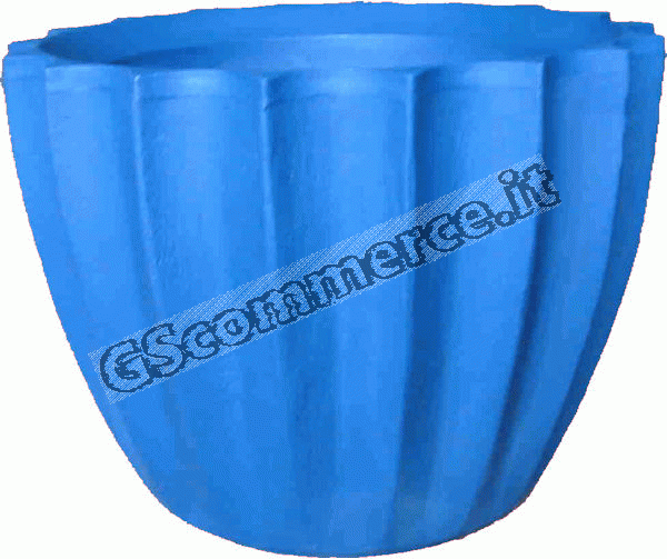 0000510 - VASO TONDO 53X40 BLU PZ.1 ** 