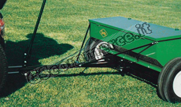 0001584 - SEMINATRICE/SPARGICONCIME GANDY PER CADUTA PROFESSIONALE CM.150 CON RUOTE PNEUMATICHE capacità 145KG TRAINATA PZ.1** 