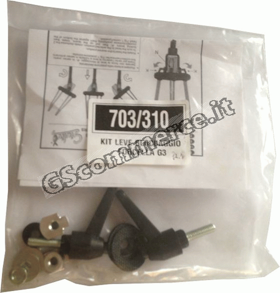 0002384 - KIT LEVE BLOCCAGGIO FORCELLA PER GIULIVO 702/703/704/705/706 G2/G3/G4/G5 PZ.1 