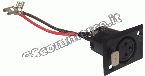 0002385 - PRESA FEMMINA PER ALIMENTATORE GIULIVO 702/703/704/705/905 PZ.1 
