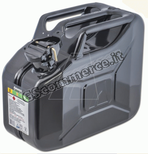 0002949 - TANICA PROFESSIONALE DA LT.10 IN ACCIAIO PER CARBURANTI Pz.1 